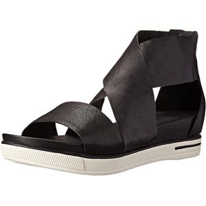 Eileen Fisher sport sandals, black, size 6